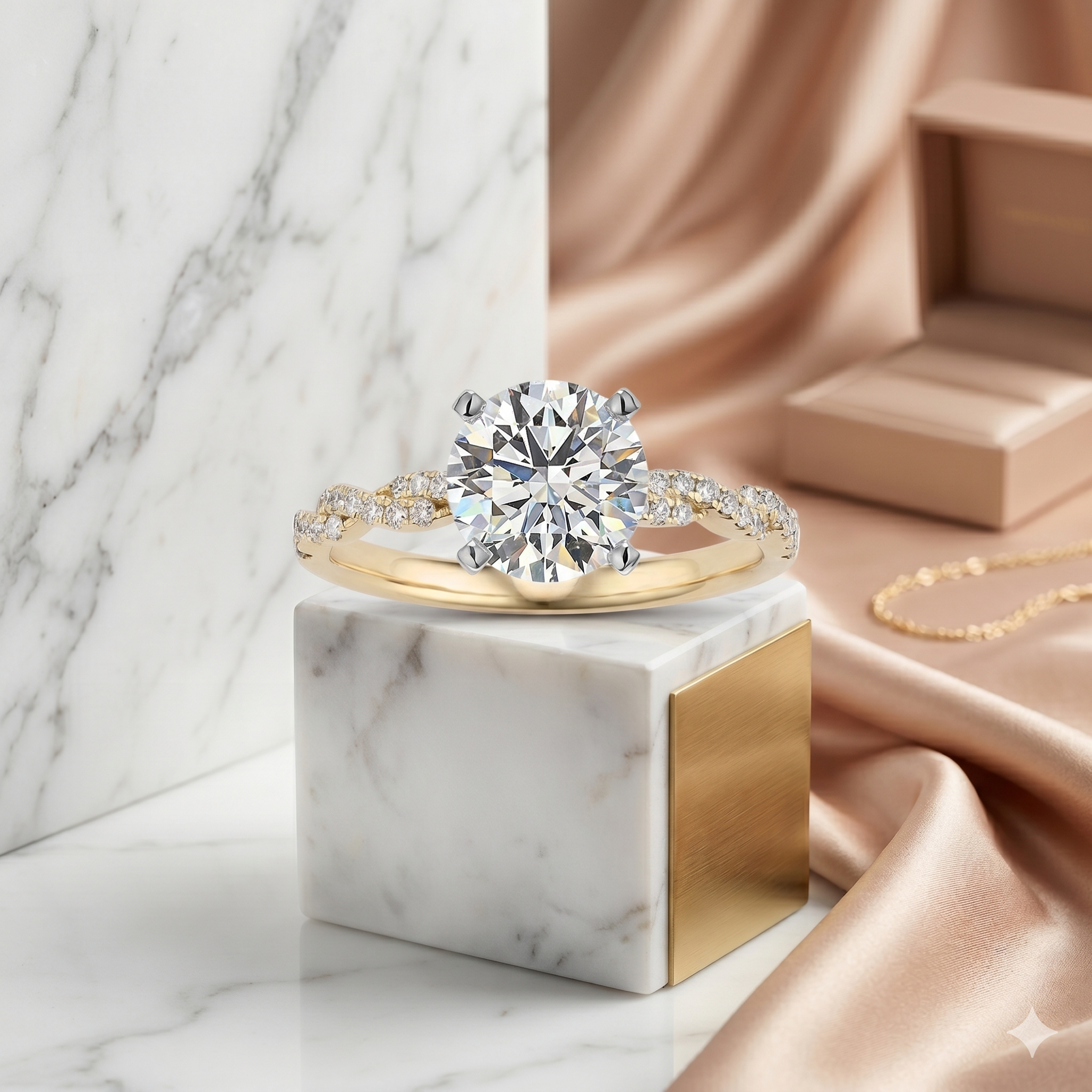 Luxury Lab-Grown Diamond Ring
